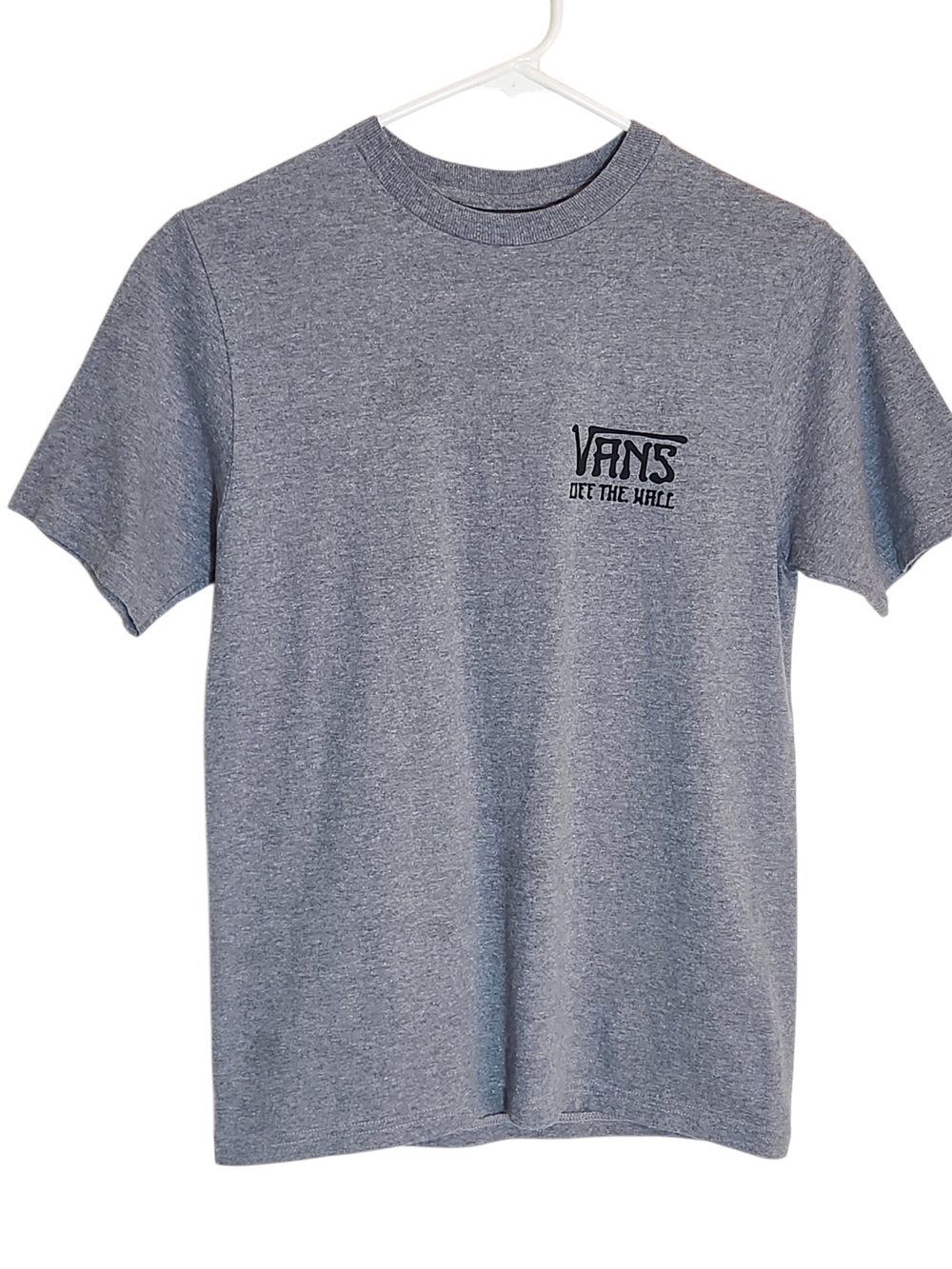 Vans Gray Graphic Short Sleeve T-Shirt Boys Size Medium